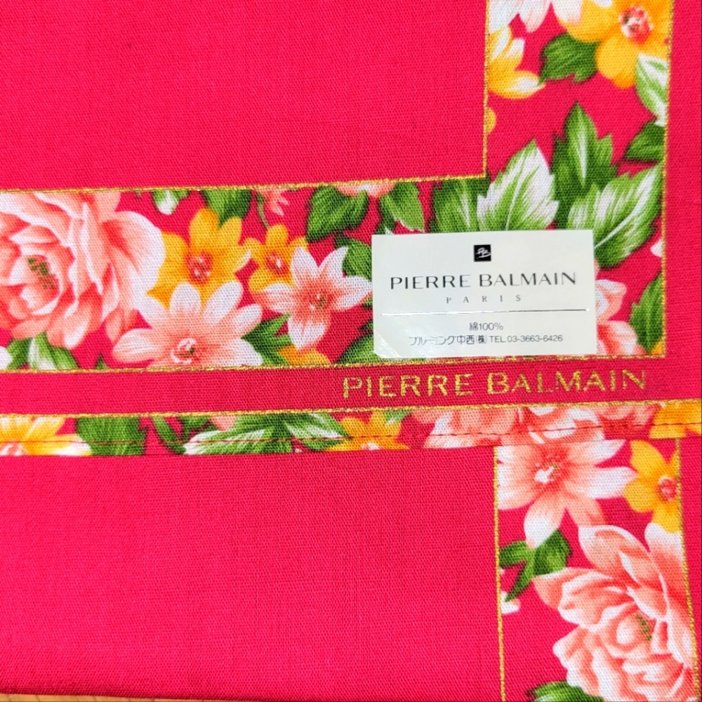 Balmain scarf in bright pink